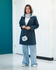 تصویر بارانی زنانه مدل جیانا کد 2298 تی سی 