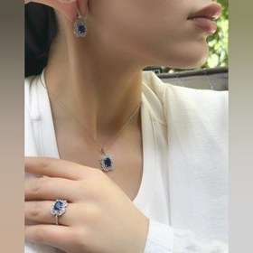 تصویر نیم ست نقره کد N15 