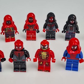 تصویر اکشن فیگور ۱۲ عددی مینی ابرقهرمانان دیسی و مارول سایز ۴ سانتیمتر 