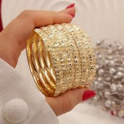 تصویر النگو طلاروس کد 1460 - 5 