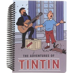 تصویر دفتر برنامه ریزی سیمی 80 برگ لانگو طرح The Adventures Of Tin Tin کد 4891 