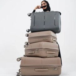 تصویر مجموعه 3 عددی چمدان رزمری مدل Rose Merry RL-311-3s_Green 