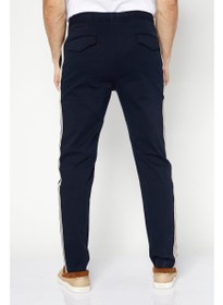 تصویر شلوار ساده مردانه با فیت معمولی، آبی برند Michael kors Men Regular Fit Solid Basic Pants, Blue