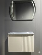 تصویر روشویی سرامیکی مدرن کرم زرین نیک کد ZN0383 