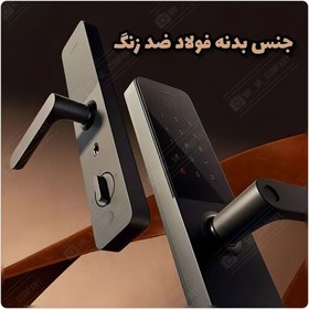 تصویر دستگیره در هوشمند شیائومی جنس فولاد ضد زنگ Xiaomi Smart Door Lock 