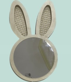 تصویر آینه دکوراتیو اتاق کودک طرح خرگوش rabbit mirror