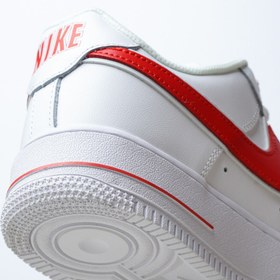 تصویر کتونی Nike Airforce 1 White/Team Red 121237 