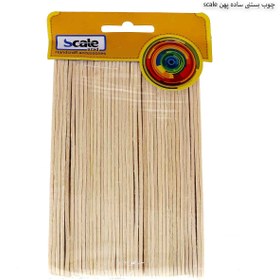 تصویر چوب بستنی ساده پهن scale 