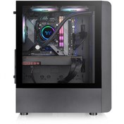 تصویر کیس کامپیوتر Thermaltake S200 TG ARGB - شاسی مید تاور - سیاه 