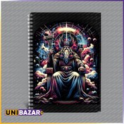 تصویر دفتر 50 برگ ( 100 صفحه ) اختصاصی - unibazar 