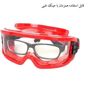 تصویر عینک ایمنی ضد اسید uvex مدل ultravision wide-vision 