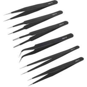 تصویر ست پنس 6 تایی tweezer set 6pcs