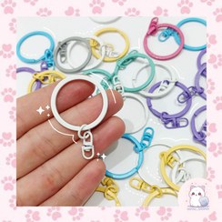 تصویر حلقه جاسوییچی رنگی 