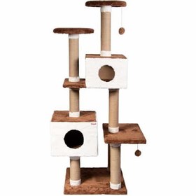 تصویر اسکرچر، لانه، جای خواب و درخت گربه کدیپک مدل افرا Kedipek Cat Tree Maple Model