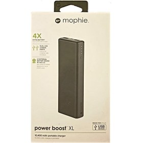 تصویر شارژر همراه موفی مدل power boost XL ظرفیت 10400 میلی آمپر ساعت Mophie power boost XL 10400mAh Power Bank