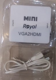 تصویر کابل VGA TO HDMI برندMini Royal 