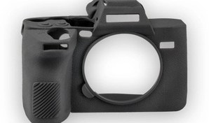 تصویر کاور سیلیکونی Sony A7R V (مشکی) 