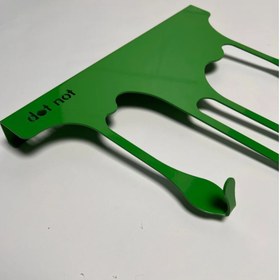 تصویر آویز لباس متوسط سبز drop iron 