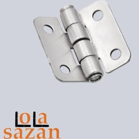 تصویر لولا استیل روکار 50*50 