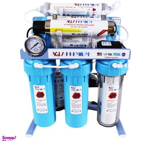 تصویر دستگاه تصفیه آب خانگی آکواپرمیوم مدل A8ABU11-BL-TP 