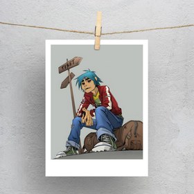 تصویر پولاروید(فتوکارت) گوریلاز (Gorillaz)-2 