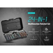 تصویر جعبه ابزار شیائومی مدل RS1 مجموعه ۲۴ عددی با پلاستیک ABS 