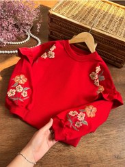 تصویر بلوز یلدایی بچگانه دخترانه 433 - سایز 