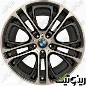 تصویر رینگ فابریک بی ام و X4 سایز 20 اینچی رنگ رخ تراش دودی – F25/F26 