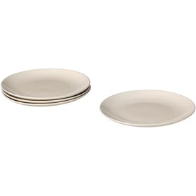 تصویر بشقاب ایکیا مدل FÄRGKLAR ست 4 عددی FÄRGKLAR Plate, glossy beige, 26 cm