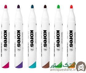 تصویر ماژیک وایت برد کورس ( پک 6 رنگ ) 