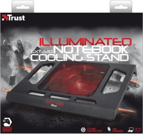 تصویر پایه خنک کننده لپ تاپ تراست مدل GXT 220 KUZO Trust GXT 220 KUZO 1-Fan Laptop Cooling Stand