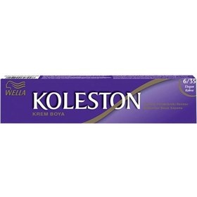 تصویر رنگ مو چند مردانه Koleston Single Tube Paint 6 35 قهوه Elegan Wella 