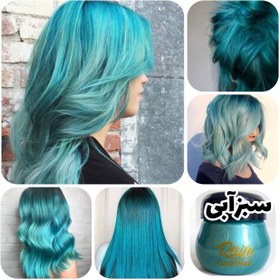 تصویر واکس مو رنگی 