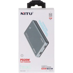 تصویر پاوربانک فست وایرلس شارژ نیتو PD Nitu NPB31 20W ظرفیت 10000 میلی آمپر 