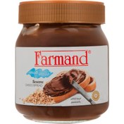 تصویر کرم کاکائو کنجدی فرمند - 330 گرم ا Farmand Sesamoid Cocoa Cream 330 gr Farmand Sesamoid Cocoa Cream 330 gr
