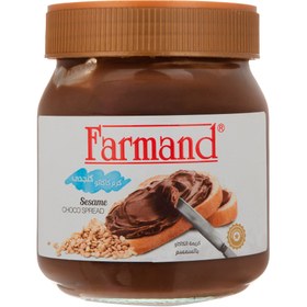 تصویر کرم کاکائو کنجدی فرمند - 330 گرم Farmand Sesamoid Cocoa Cream 330 gr