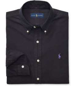 تصویر پیراهن آکسفورد رالف لورن Ralph Lauren Oxford Shirt POLO BLACK Slim-Fit 