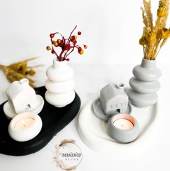 تصویر دکوری گلدان آبشاری 