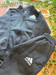 تصویر سویشرت و شلوار Adidas (مشکی) 