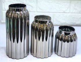 تصویر گلدون دوکا شیشه ای 