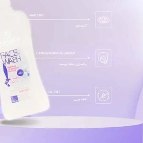 تصویر فیس واش مناسب پوست چرب و جوشدار حاوی عصاره مریم گلی حجم 300 میلی لیتر تاپ شاپ Topshop Face Wash For Oily Skins 300ml