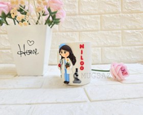 تصویر ماگ عروسکی پزشکی 