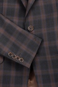 تصویر کت تک مشکی قهوه‌ای - 53086 