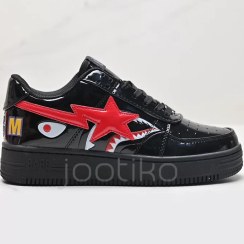 تصویر بیپ استا شارک مشکی A Bathing Ape Bape Sta Low Shark Black