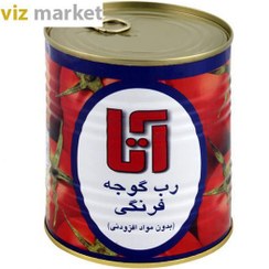 تصویر رب گوجه فرنگی آتا - 800 گرم بسته 12 عددی 