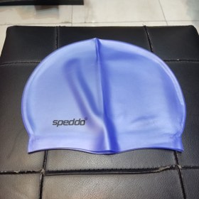 تصویر کلاه شنا سیلیکونی ابرنگی speedo در ۸ طرح 