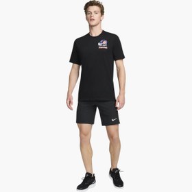 تصویر تی شرت تنیس مردانه نایک Nike Court DRI-FIT Tennis T-Shirt - مشکی 