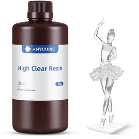 تصویر anycubic high clear resin رزین 