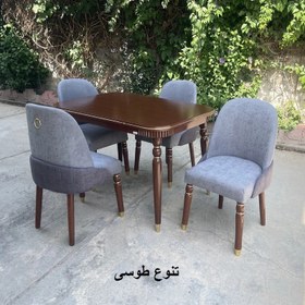 تصویر لاک پشتی 4 نفره فندقی 