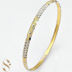 تصویر النگو نقره زنانه طرح طلا مدل اسما SilverSet-A585 